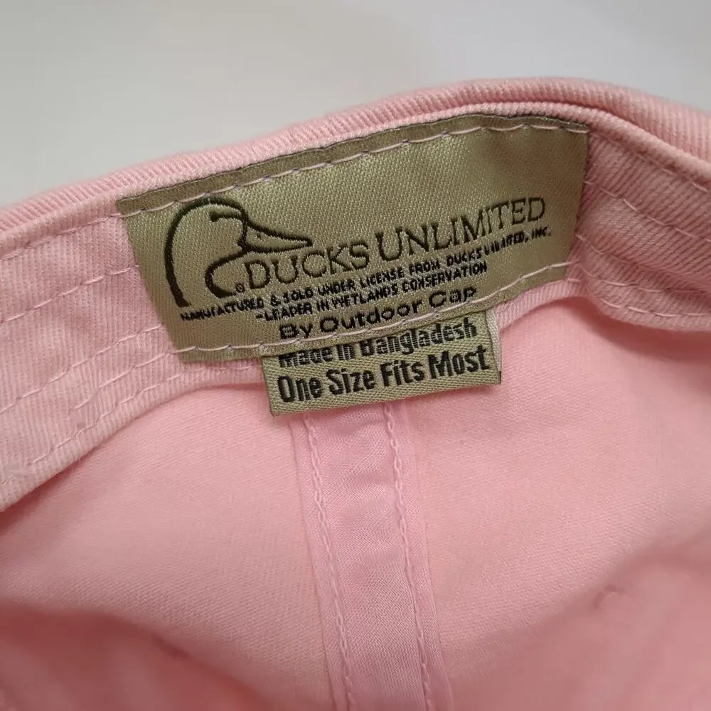 Outdoor Cap Ducks Unlimited Baseball Cap Pink One Size Since 1937 Strapback Hat